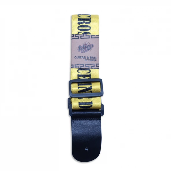 1Strap 1ST010 Elektro Gitar Askısı | Dayanıklı Dokuma Kumaş Ayarlanabilir Uzunluk Deri Uçlar ürün görseli 1