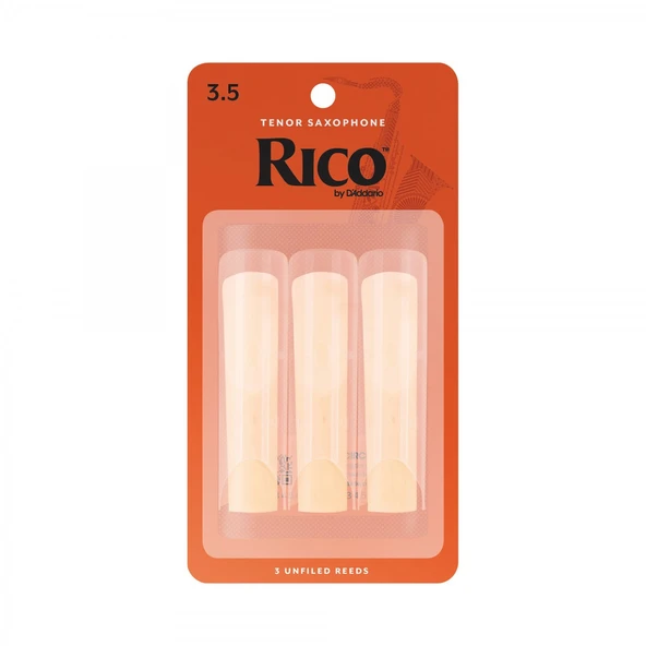 D'Addario RKA0335 Rico Orange Box Tenor Saksafon Kamışı No: 3.5 (İleri Seviye/Eğitim) - 3'lü Paket | Ekonomik Paket, Standart Kesim ve Net Ton Karakteri ürün görseli 1