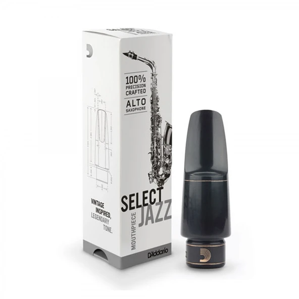 D'Addario Woodwinds MJS-D5M Select Jazz Alto Saksafon Beki (D5M) | Vintage Caz Tonu Orta Açıklık ürün görseli 1