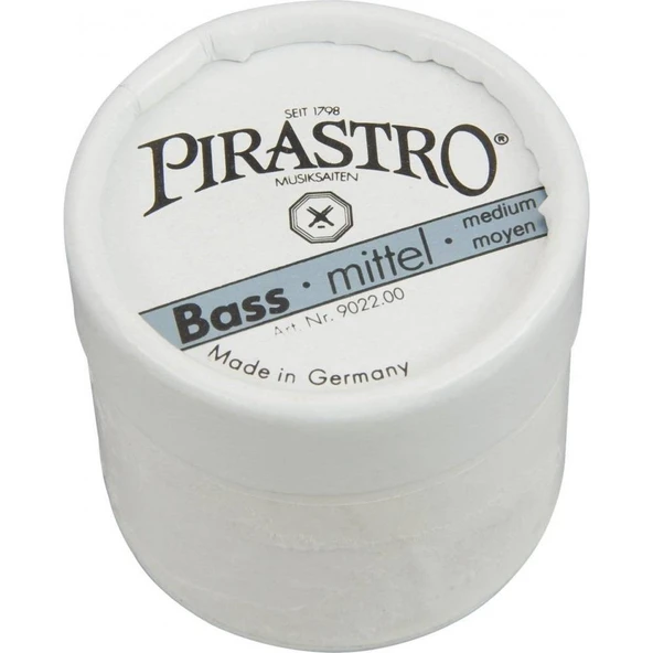 Pirastro 9022 Kontrbas Reçinesi (Profesyonel - Kontrbas Aksesuarı) | Çok Yumuşak ve Yapışkan Yapı (High Grip), Kalın Teller İçin Maksimum Kavrama | Uyum: Standart Kontrbas ürün görseli 1