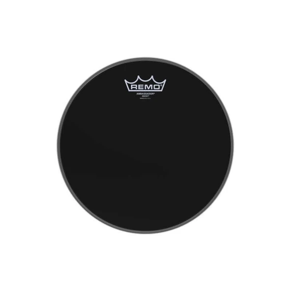 REMO ES-0011-00 Ambassador Ebony Davul Derisi (11") | Siyah Tek Kat ürün görseli 1