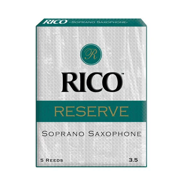 D'Addario RIR0535 Reserve Soprano Saksafon Kamışı No: 3.5 (Profesyonel) - 5'li Paket | Konser Performansı İçin Üstün Kontrol ve Odaklanmış Ton ürün görseli 1