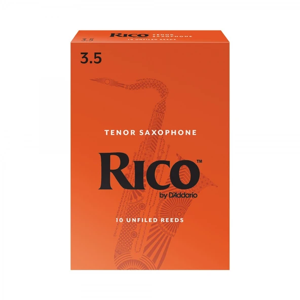 D'Addario RKA1035 Rico Orange Box Tenor Saksafon Kamışı No: 3.5 (İleri Seviye/Eğitim) - 10'lu Paket | Tecrübeli Çalıcılar İçin Sert Model ve Kararlı Tını ürün görseli 1