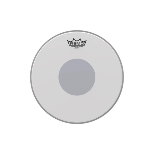 REMO CS-0112-10 Controlled Sound Coated Black Dot (12") | Dayanıklılık ve Ton Kontrolü ürün görseli 1