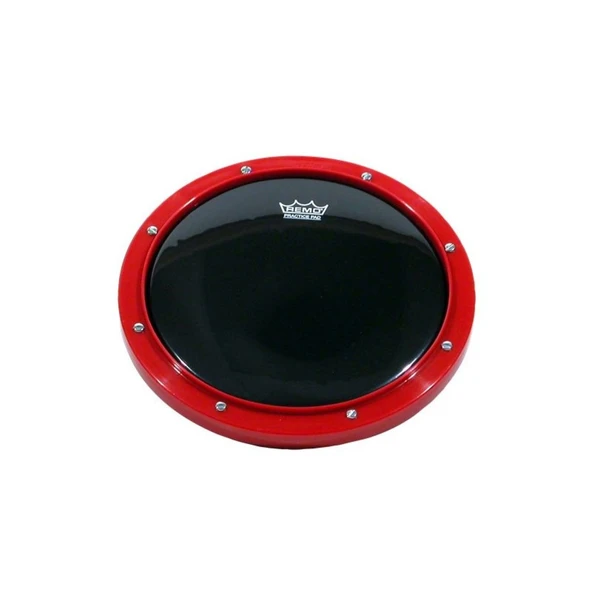 REMO RT-0008-58 Practice Pad Ambassador Ebony (8" Kırmızı) | Sert Yüzeyli Hızlı Egzersiz Pedi ürün görseli 1