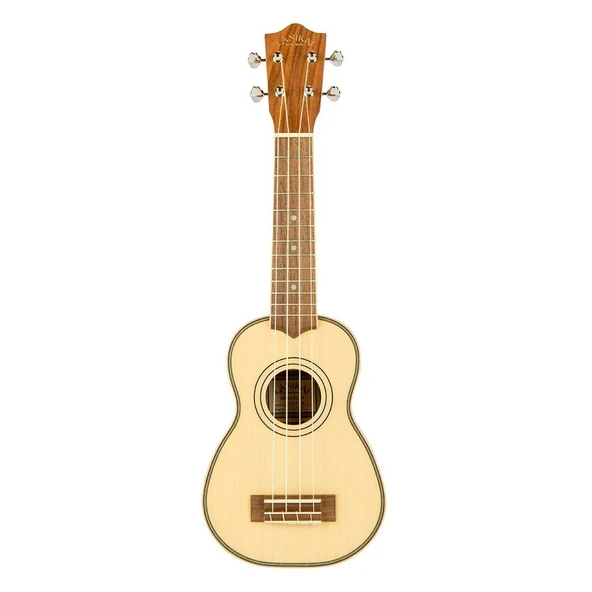Lanikai SPST-S Ladin Soprano Ukulele | Geleneksel Parlak Ukulele Sesi ürün görseli 1