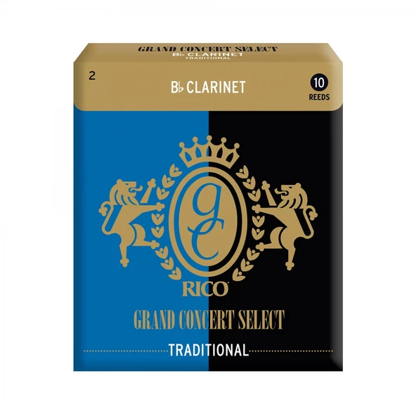 D'Addario RGC10BCL200 Grand Concert Bb Klarnet Kamışı No: 2.0 (Başlangıç/Eğitim) - 10'lu Paket | Yumuşak Başlangıç, Rahat Üfleme ve Berrak Ses Yapısı ürün görseli 1