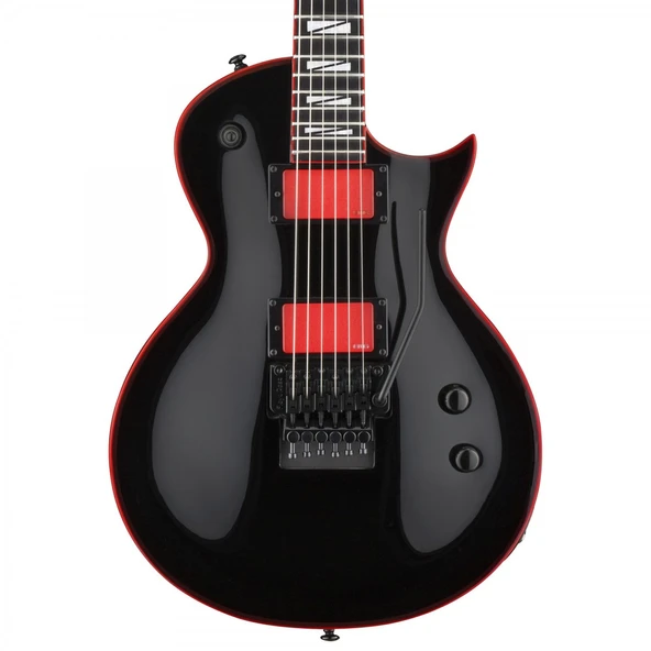 ESP LTD LGH600BLK Gary Holt Signature GH-600 Elektro Gitar | Slayer ve Exodus Efsanesi Kırmızı Manyetik Kapakları ürün görseli 1