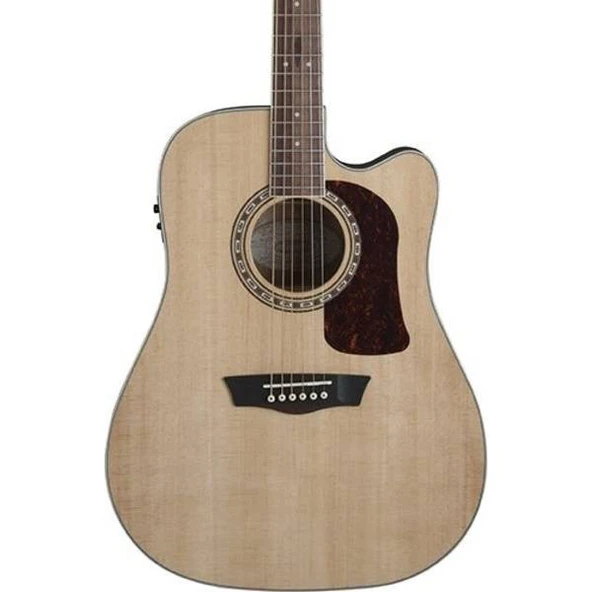 Washburn HD10SCE Heritage 10 Elektro Akustik Gitar (Profesyonel - Dreadnought Cutaway) | Masif Ladin Üst Kapak, Maun Arka ve Yanlar, Fishman Presys II Preamp Sistemi | Ölçüler: 648 mm Skala Uzunluğu ürün görseli 1
