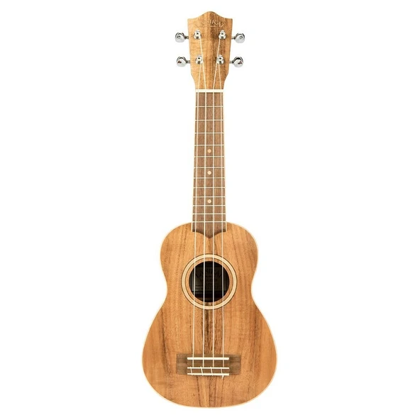 Lanikai ACST-S Akasya Soprano Ukulele (Profesyonel - Soprano Boy) | Tamamı Akasya Gövde, Krom Açık Mekanizma Akort Burguları, Zengin ve Sıcak Ses | Ölçüler: Soprano Boy / 12 Perde ürün görseli 1