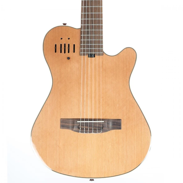 Madison MECG-PROT1-N Elektro Klasik Gitar - Naturel (Üst Segment - Solid Series) | Masif Sedir Üst Kapak, Okume Arka ve Yanlar, Altın Kaplama Burgular, Parlak Cila | Uyum: Profesyonel Sahne ve Kayıt ürün görseli 1