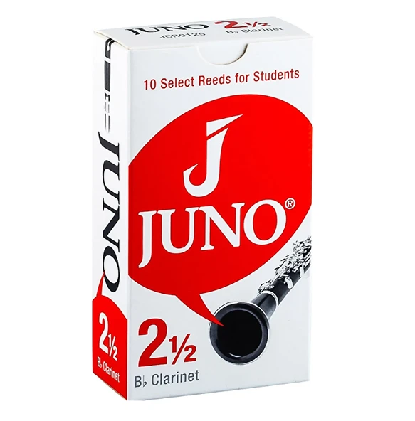 Vandoren JCR0125 Juno Sib Klarnet Kamışı No: 2.5 (Başlangıç) | 10'lu Paket, Juno Özel Kesim, Hassas İcra Kontrolü, Berrak ve Dengeli Ses ürün görseli 1