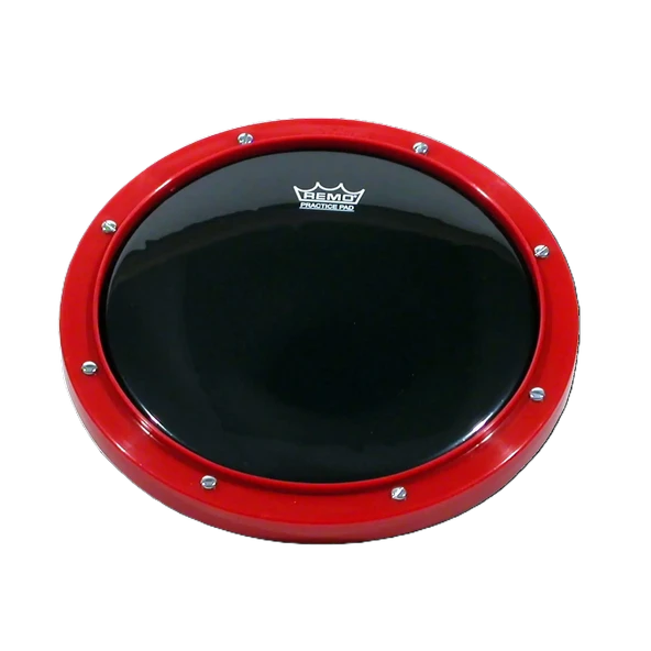REMO RT-0010-58 Practice Pad Ambassador Ebony (10" Kırmızı) | Sert Yüzeyli Büyük Boy Ped ürün görseli 1