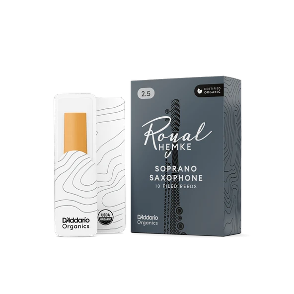 D'Addario RHKP10SSX250 Frederick Hemke Soprano Saksafon Kamışı No: 2.5 (Profesyonel) - 10'lu Paket | Kısa Vamp ve Fransız Kesim (Filed), Koyu ve Zengin Tını ürün görseli 1