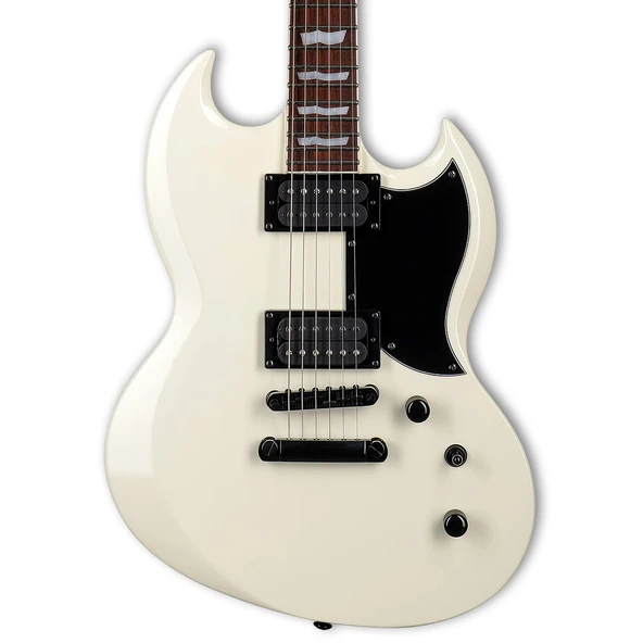 ESP LTD LVIPER256OW Viper 256 Olympic White | SG Tarzı Klasik Beyaz Rock Gitarı ürün görseli 1