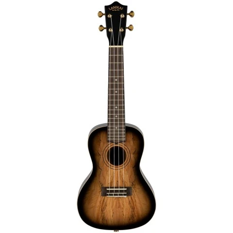 Lanikai SMBB-TX Spalted Maple Tenor Ukulele (Limitli Seri - Koleksiyonluk) | Egzotik Desenli Akçaağaç (Spalted Maple) Gövde, Tenor Boy ile Geniş ve Rezonanslı Ses, Siyah Kenar Şeritleri | Ölçüler: Ten ürün görseli 1