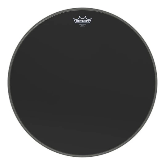 REMO ES-1018-00 Ambassador Ebony Bas Davul Derisi (18") | Caz Kitleri İçin Ön Deri ürün görseli 1