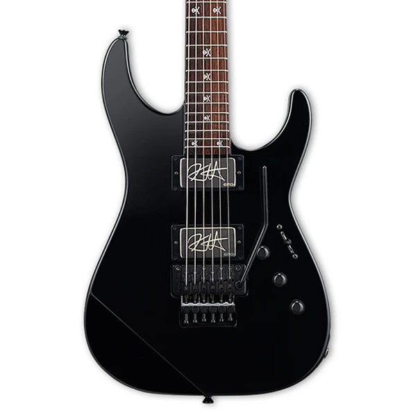 ESP EKH2NTB KH-2 Neck Thru Kirk Hammet Signature Elektro Gitar (Üst Segment) | EMG Manyetikler, Floyd Rose Köprü, Kirk Hammet Özel Seri Tasarım ürün görseli 1