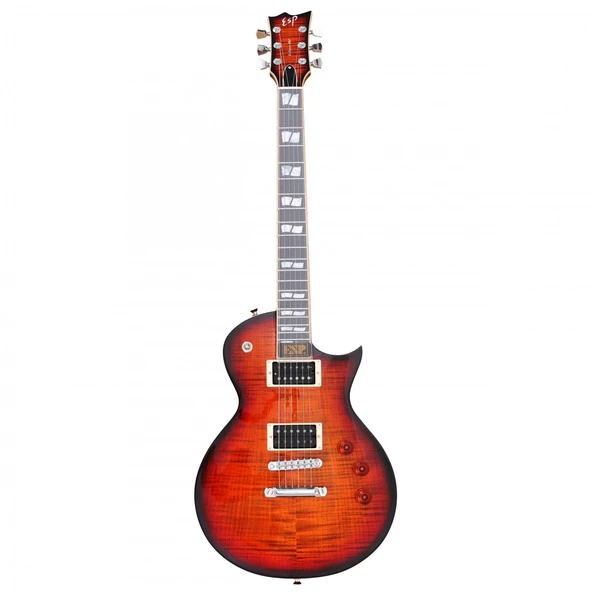ESP LTD EUSCECFMC17S1 ESP USA Eclipse Tiger Eye Sunburst | Kaplan Gözü Kaplama Lüks Donanım - Resim 2