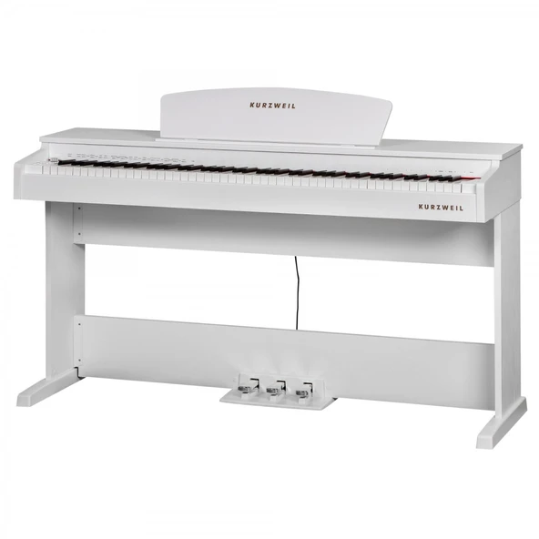 Kurzweil M70-WH Dijital Piyano (Beyaz) | Mobilyalı Tasarım 88 Tuş Çekiç Aksiyon ürün görseli 1