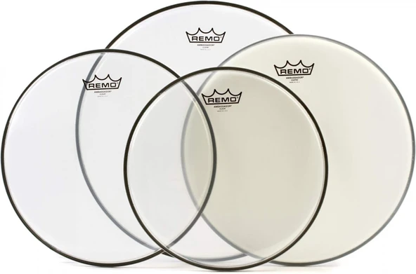REMO PP-1620-BA ProPack (12-13-16 Clear + 14 Coated) | Tam Set Tom ve Trampet Derileri ürün görseli 1