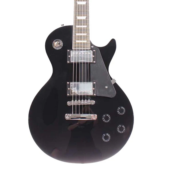 Angel AELG200-BK Siyah Elektro Gitar | LP Kasa Set-Neck Sap Bağlantısı ürün görseli 1