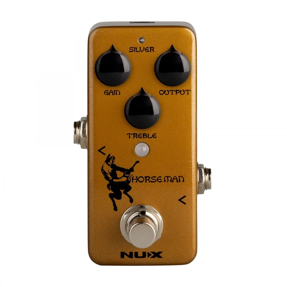NUX NOD-1 Horseman Overdrive (Profesyonel - Klon Centaur Clone) | Efsanevi Gold ve Silver Modları, Transparent Overdrive Karakteri, Voltajı Dahili Olarak 18V'a Yükseltme | Ölçüler: 94 x 51 x 53 mm ürün görseli 1