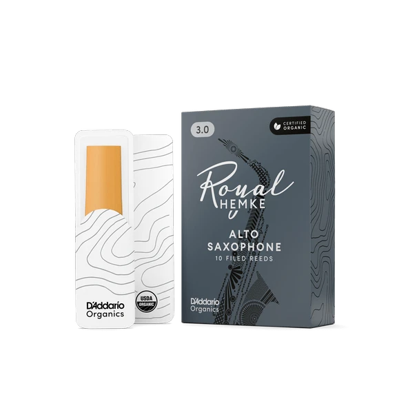 D'Addario RHKP10ASX300 Frederick Hemke Alto Saksafon Kamışı No: 3.0 (Profesyonel) - 10'lu Paket | Kısa Vamp, Fransız Kesim ve Koyu/Zengin Tını ürün görseli 1