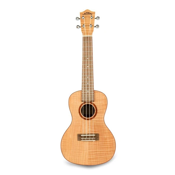 Lanikai FM-C Flame Maple Concert Ukulele | Alevli Akçaağaç Parlak ve Net Ses ürün görseli 1