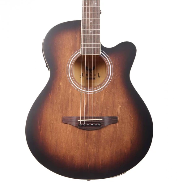 Angel AFG200CE-TBS Elektro Akustik Gitar | Mavi Saydam Sunburst ürün görseli 1
