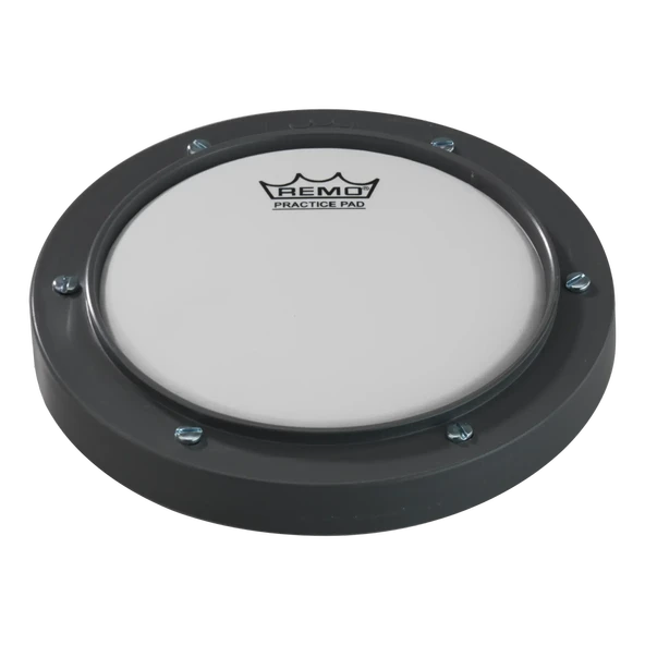 REMO RT-0006-00 Ambassador Coated Çalışma Pedi - 6" (Eğitim - Taşınabilir) | Ambassador Coated Deri Yüzeyi ile Gerçekçi Trampet Hissi, Masaüstü Kullanımına Uygun Kauçuk Taban | Ölçüler: 6 İnç Çap (Kom ürün görseli 1