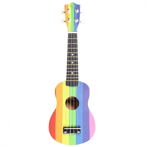 Angel AUK21-CSL Soprano Ukulele - Şeffaf (Başlangıç - Soprano Boy) | Şeffaf Parlak Cila, Kaliteli Dişli Burgu Mekanizması, Ihlamur Ağacı Gövde | Ölçüler: 21 İnç / 330 mm Skala ürün görseli 1