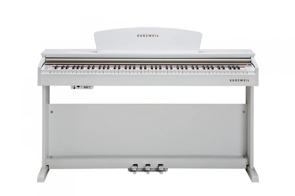 Kurzweil M90-wh Dijital Piyano - Beyaz (orta Seviye - Konsol Tipi) | Şık Beyaz Finish, 16 Dahili Ses, Mıdı/usb Bağlantısı, Çift Kulaklık Çıkışı | Ölçüler: 1380 X 420 X 815 Mm ürün görseli 1