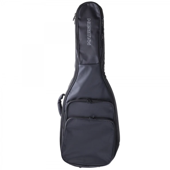 Madison MCGB3-BK Klasik Gitar Kılıfı (Orta Seviye - Standart Koruma) | Toz ve Çizilmelere Karşı Koruyucu Dış Yüzey, Aksesuar Cebi, Ayarlanabilir Sırt Askıları | Uyum: 4/4 Standart Klasik Gitar ürün görseli 1
