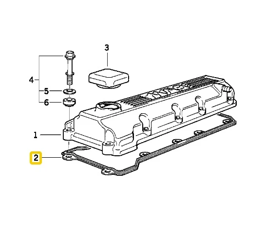 BMW M43 MOTOR ELRİNG KÜLBÜTÖR KAPAK CONTASI 11121432885 ürün görseli 1