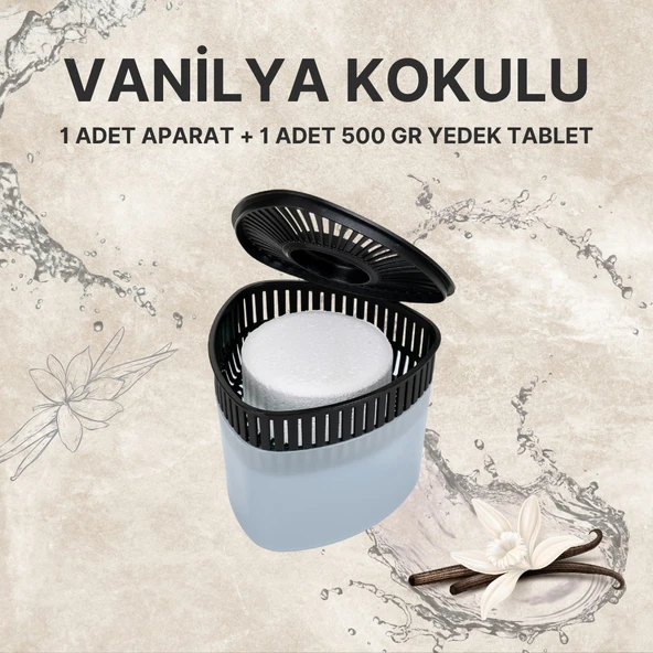 500 gr Nem Alıcılı Ve Rutubet Giderici  Aparat Üçgen Vanilya (Tablet Dahil) ürün görseli 1
