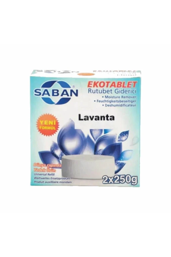 2x250GR - LAVANTA - Nem Alıcı Ve Rutubet Giderici - (Yedek Tablet) ürün görseli 1