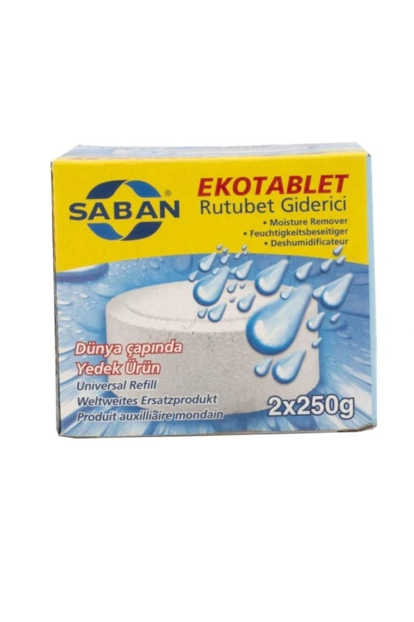 2x250GR - NATUREL - Nem Alıcı Ve Rutubet Giderici - (Yedek Tablet) ürün görseli 1