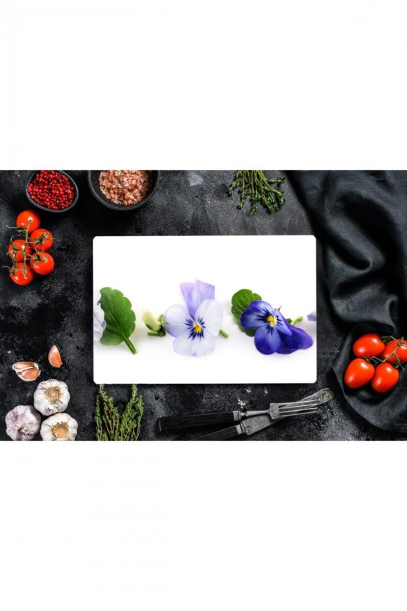 Can Çiçeği | Cam Kesme Tahtası - Cam Kesme Tablası | 20 cm x 30 cm ürün görseli 1