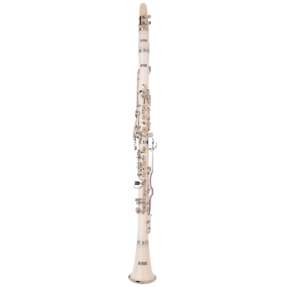 Fox Cl101-g Sol Klarnet (başlangıç/orta - Türk Müziği Sistemi) | G (sol) Akort, Nikel Kaplama Tuşlar, Dayanıklı Bakalit Gövde, Akıcı Perde Mekanizması | Uyum: Türk Müziği Ve Arabesk İcrası İçin İdeal ürün görseli 1