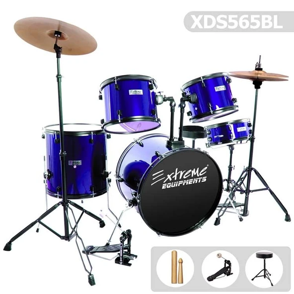 Extreme XDS565BL Mavi Bateri Seti | Canlı Renk Sağlam Aksam ürün görseli 1