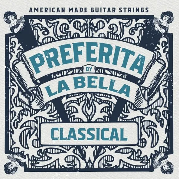 La Bella 1P Preferita Klasik Gitar Teli | Şeffaf Tizler Dengeli Baslar ürün görseli 1