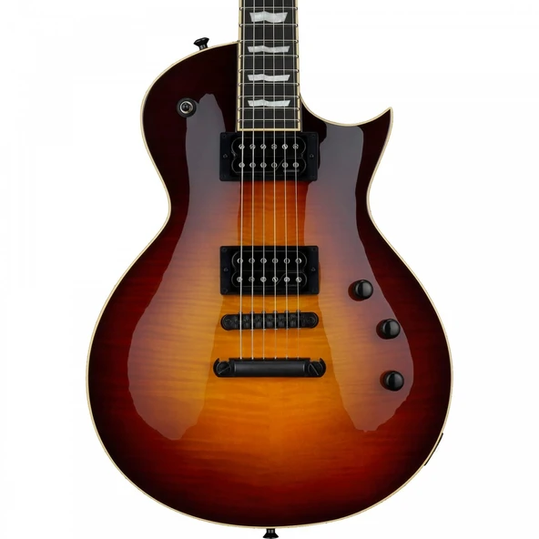 ESP LTD EIIECFTFMTSB E-II Eclipse Tobacco Burst Elektro Gitar | Japon Yapımı Üst Düzey İşçilik ürün görseli 1
