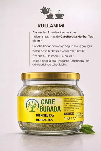 ÇareBurada Bitkisel Çay 150 g | Formunu Korumaya Destek Bitkisel Çay - Resim 2