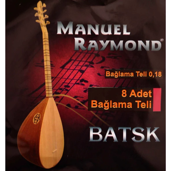 Manuel Raymond BATSK Kısa Sap Bağlama Teli (0.18) | Esnek Yapı Kolay Akort ürün görseli 1