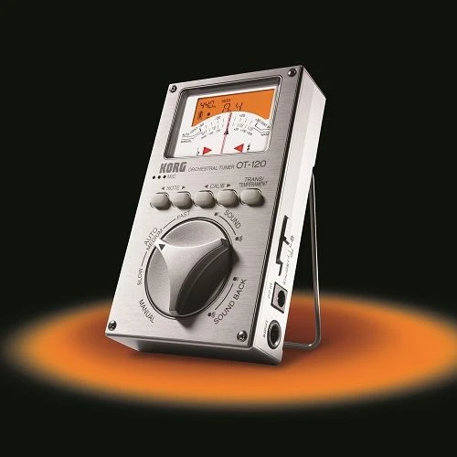 Korg OT-120 | Orkestra Tipi İğneli Akort Cihazı - Gümüş ürün görseli 1