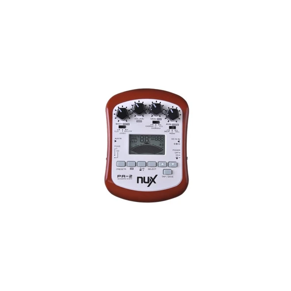 NUX CH-PA2 Akustik Gitar Prosesörü (Orta Seviye - Modelleme Ünitesi) | Doğal Akustik Ton Modelleme, Çoklu Efekt İşlemcisi (Chorus/Reverb), 3-Band EQ, Kompakt Sahne Çözümü | Uyum: Elektro Akustik Enstr ürün görseli 1
