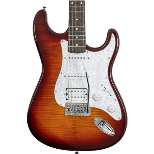 Washburn SDFSB Sonamaster Deluxe Elektro Gitar (Sunburst) | Klasik Sunburst Cila Çok Yönlü Rock Tonları ürün görseli 1
