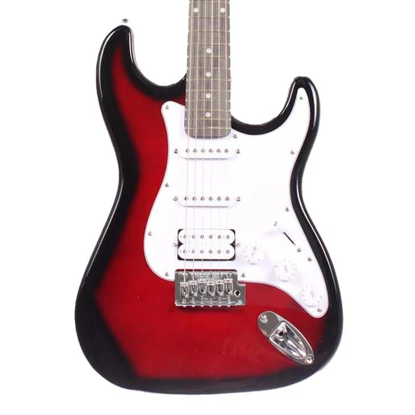 Angel AEG100-RDS Kırmızı Elektro Gitar | Metalik Kırmızı Strat Kasa ürün görseli 1