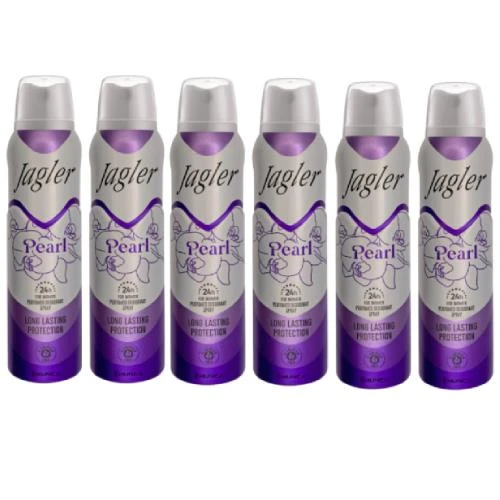 Jagler Pearl 6 X 150 Ml Kadın Deodorant ürün görseli 1
